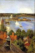 Akseli Gallen-Kallela View from North Quay Spain oil painting artist